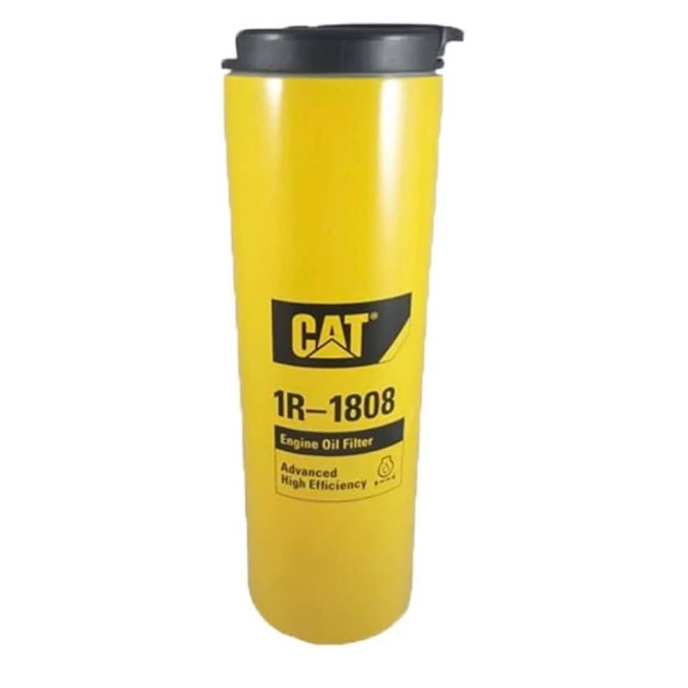 Caterpillar Oil Filter Tumbler CAT Drink Travel Cup w/lid